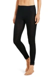 Hanro Merino Wool And Silk-blend Jersey Leggings In Black