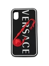 VERSACE SAFETY PIN SILICONE IPHONE X/XS CASE,0400011904975