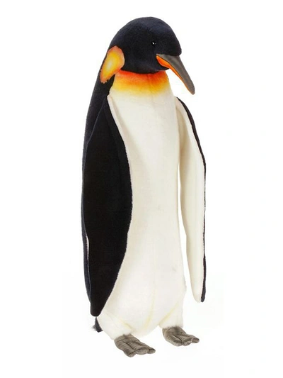 Hansa Kids' Large Emperor Penguin Plush Toy In Neutral