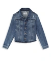 Dl Premium Denim Kids' Little Girl's Manning Denim Jacket In Cloud