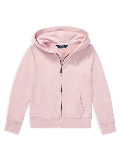 RALPH LAUREN LITTLE GIRL'S FRENCH TERRY HOODIE,400099464717