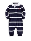 RALPH LAUREN BABY BOY'S COTTON RUGBY COVERALL,400089612601