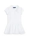 Polo Ralph Lauren Short-sleeve Polo Dress In White
