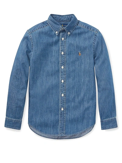 Polo Ralph Lauren Shirt Kids Color White In Blue