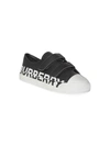 BURBERRY KID'S TWO-TONE LETTERED trainers,0400010986608