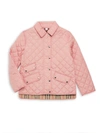 BURBERRY LITTLE GIRL'S & GIRL'S BRENNAN QUILTED JACKET,0400010977075