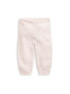 RALPH LAUREN BABY GIRL'S CROCHET JOGGING trousers,400011386881