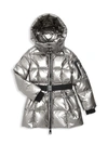 SAM GIRL'S SOHO BELTED DOWN PUFFER JACKET,0400011478008