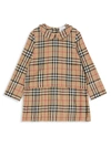 BURBERRY LITTLE GIRL'S & GIRL'S KG2 MELANIE CHECK DRESS,400011505450