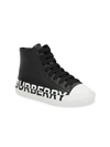 BURBERRY KID'S MINI LARKHALL HIGH-TOP SNEAKERS,400011478678