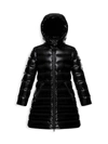 Moncler Kids' Little Girl's & Girl's Moka Long Down Puffer Coat In Black