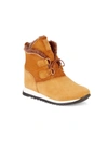 GIUSEPPE ZANOTTI GIRL'S SUEDE SHEARLING-LINED VELOUR SUNRISE BOOTS,0400010877277