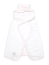 LITTLE GIRAFFE LUXE LITTLE GIRAFFE FAUX FUR & COTTON BABY TOWEL,415721848518