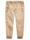 Ralph Lauren Kids' Little Boy's Cotton Poplin Jogger Pants In Camel