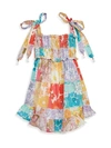 ZIMMERMANN LITTLE GIRL'S & GIRL'S BELL TIE SMOCKED DRESS,400012412169