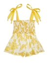 ZIMMERMANN LITTLE GIRL'S & GIRL'S BELLS SHIRRED PLAYSUIT,400012579448