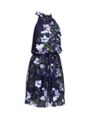 MARCHESA NOTTE MINI GIRL'S LOUISA FLORAL HALTER DRESS,400012197023