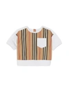 BURBERRY BABY'S & LITTLE GIRL'S ICON STRIPE MIX T-SHIRT,400012725396