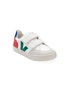 VEJA BABY'S & LITTLE KID'S V-LOGO LEATHER GRIP-TAPE trainers,400012734054