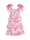 ZIMMERMANN LITTLE GIRL'S & GIRL'S BELLS SHIRRED PRINTED TIERED DRESS,0400012579442