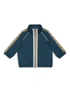 GUCCI BABY BOY'S LOGO ZIP-FRONT JACKET,0400012900766