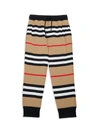 BURBERRY LITTLE BOY'S & BOY'S RUGBY ICON STRIPE JOGGERS,400012715022