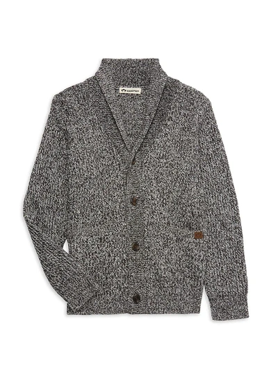 Appaman Kids' Little Boy's & Boy's Shelby Cardigan In Black Multi