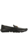 BALLY DRAVIL LEATHER LOAFERS