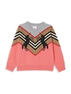 BURBERRY LITTLE GIRL'S & GIRL'S NADIE UNICORN SWEATER,400012978351