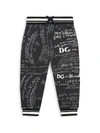 DOLCE & GABBANA LITTLE BOY'S & BOY'S CURSIVE LOGO JOGGERS,0400013032046