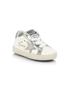GOLDEN GOOSE BABY'S STAR NAPPA UPPER SUEDE STAR LAMINATED SNEAKERS,0400012726901
