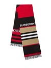 BURBERRY MIXED STRIPED KNIT SCARF,400012962567