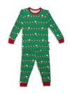 MAGNETIC ME LITTLE KID'S 2-PIECE HOLLY FOLLY JOLLY PAJAMA SET,0400013112832