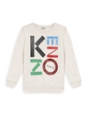 KENZO LITTLE BOY'S & BOY'S LOGO SWEATER,400013254423