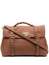 Mulberry Oversized Alexa Satchel In Brown