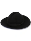 YOHJI YAMAMOTO BLOCKING CLOCHE WOOL HAT