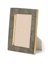 AERIN CLASSIC EMBOSSED SHAGREEN PICTURE FRAME,0400091993455
