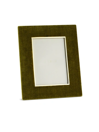 Aerin Valentina Velvet Frame - 4" X 6" In Green