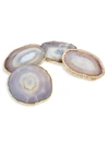 ANNA NEW YORK LUMINO AGATE 4-PIECE COASTER SET,400099563600