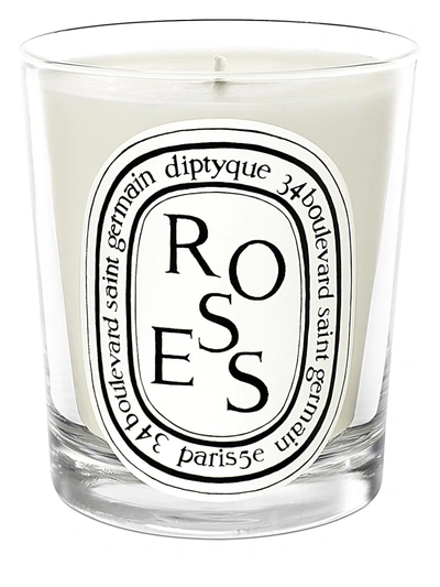 Diptyque 6.7 Oz. Roses Scented Candle In Clear Vessel