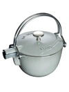 Staub Round Tea Kettle/1 Qt. In Graphite Grey