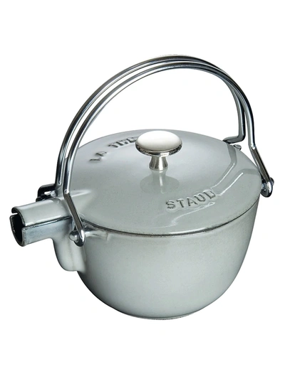 Staub Round Tea Kettle/1 Qt. In Graphite Grey