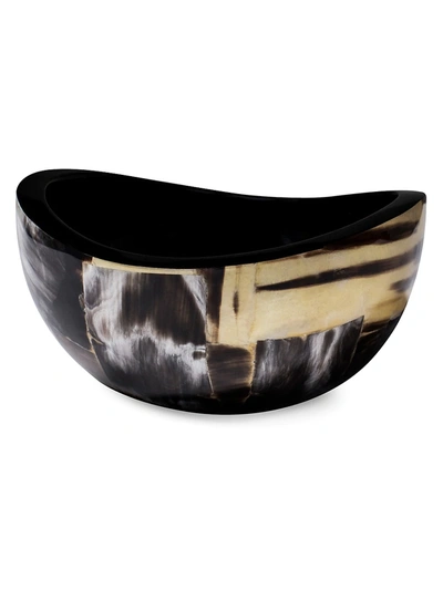 Ladorada Bull Horn Veneer & Wood Accent Bowl