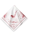 Juliska Country Estate Winter Frolic Napkin In Ruby