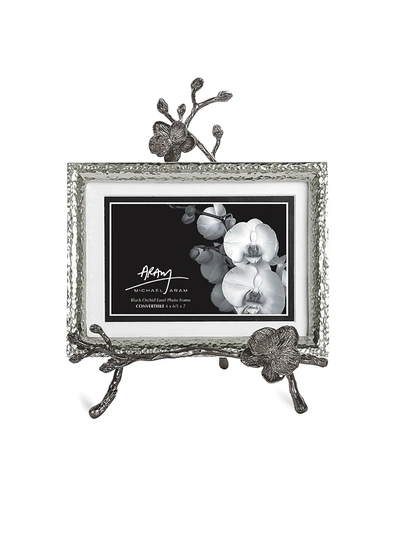 Michael Aram Black Orchid Easel Convertible Frame In Black Nickelplate