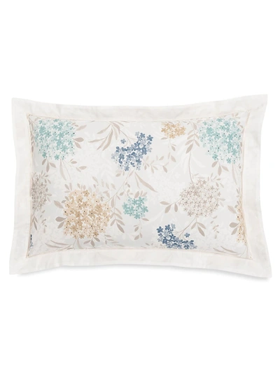 Anne De Solene Nelly Floral Sham In White