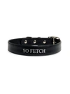 FINN AND ME LEATHER SO FETCH DOG COLLAR,400011521967