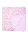 KISSY KISSY BABY'S GIRL ROSE PRINT RUFFLE BLANKET,0400011864799