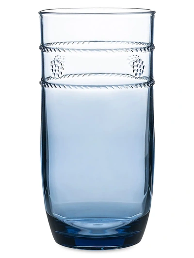Juliska Isabella Blue Acrylic Large Beverage Tumbler