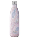 S'WELL ELEMENTS GEODE ROSE STAINLESS STEEL REUSABLE BOTTLE/25 OZ.,400012365587